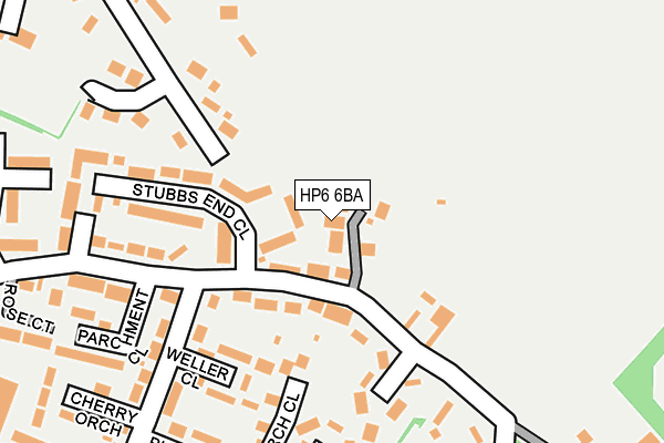 HP6 6BA map - OS OpenMap – Local (Ordnance Survey)