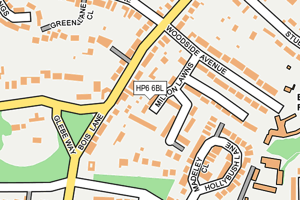 HP6 6BL map - OS OpenMap – Local (Ordnance Survey)