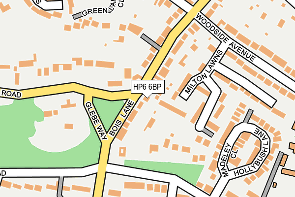 HP6 6BP map - OS OpenMap – Local (Ordnance Survey)