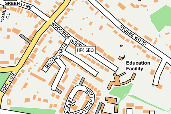 HP6 6BQ map - OS OpenMap – Local (Ordnance Survey)