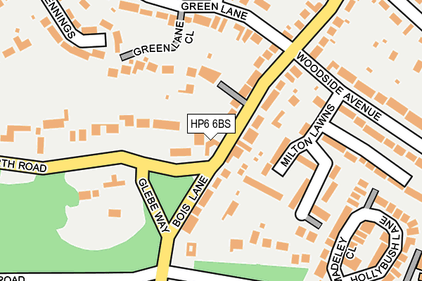 HP6 6BS map - OS OpenMap – Local (Ordnance Survey)