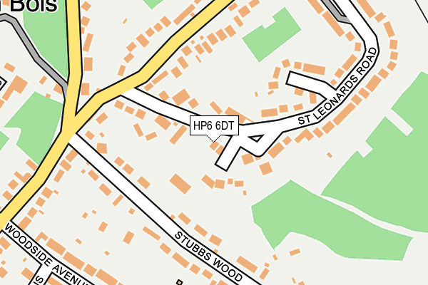 HP6 6DT map - OS OpenMap – Local (Ordnance Survey)