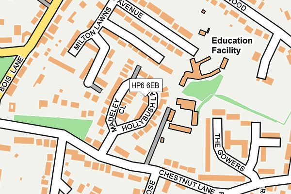 HP6 6EB map - OS OpenMap – Local (Ordnance Survey)