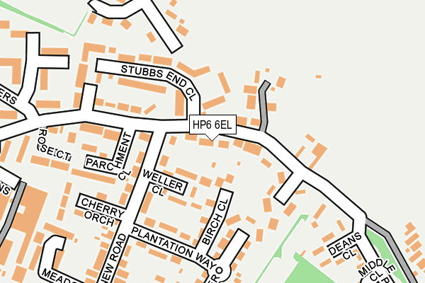 HP6 6EL map - OS OpenMap – Local (Ordnance Survey)