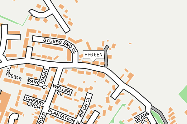 HP6 6EN map - OS OpenMap – Local (Ordnance Survey)