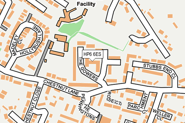 HP6 6ES map - OS OpenMap – Local (Ordnance Survey)