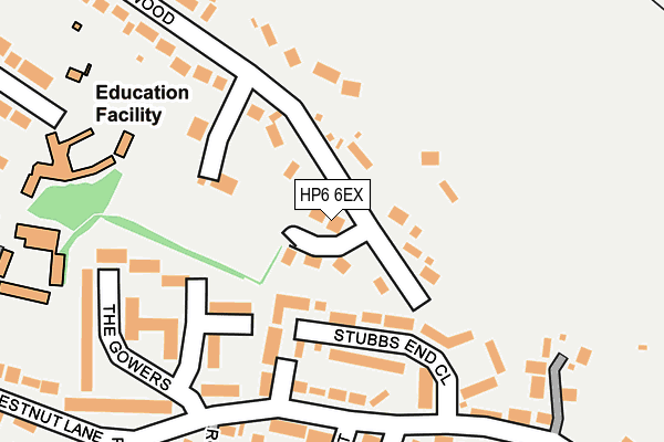 HP6 6EX map - OS OpenMap – Local (Ordnance Survey)