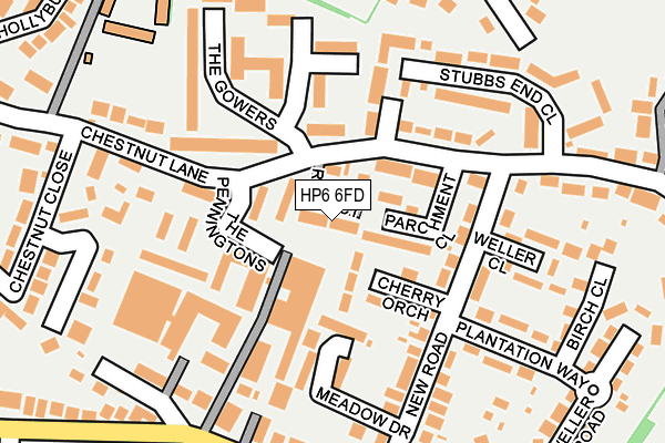 HP6 6FD map - OS OpenMap – Local (Ordnance Survey)