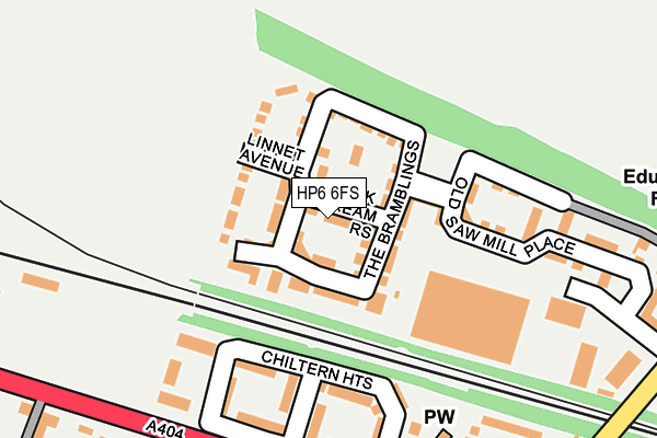 HP6 6FS map - OS OpenMap – Local (Ordnance Survey)