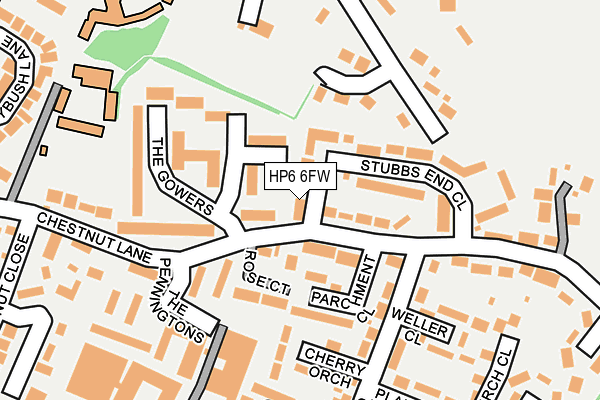 HP6 6FW map - OS OpenMap – Local (Ordnance Survey)