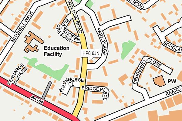 HP6 6JN map - OS OpenMap – Local (Ordnance Survey)