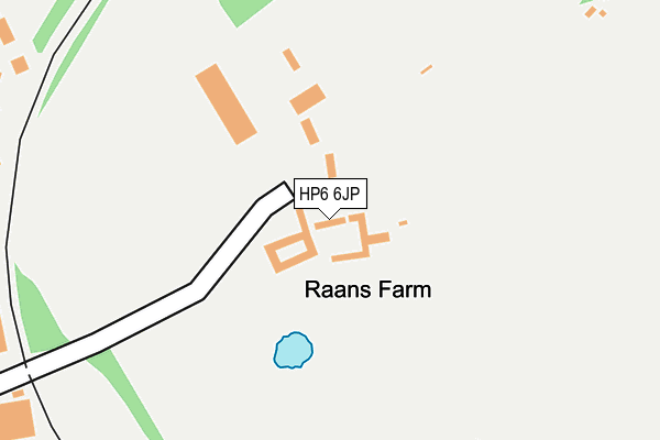 HP6 6JP map - OS OpenMap – Local (Ordnance Survey)