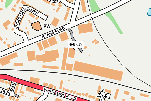 HP6 6JY map - OS OpenMap – Local (Ordnance Survey)