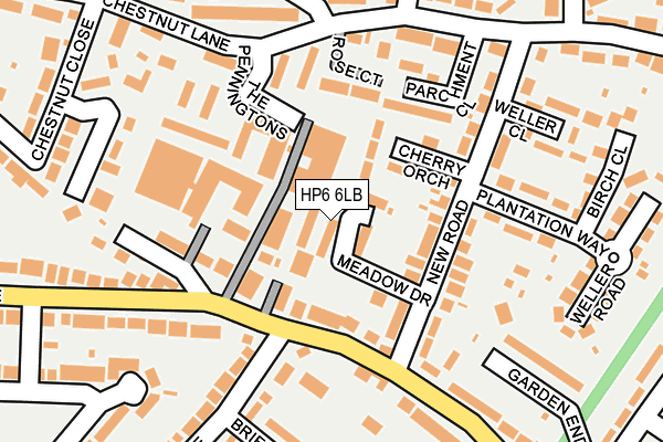 HP6 6LB map - OS OpenMap – Local (Ordnance Survey)