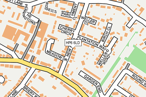 HP6 6LD map - OS OpenMap – Local (Ordnance Survey)