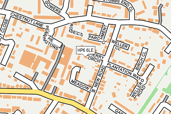 HP6 6LE map - OS OpenMap – Local (Ordnance Survey)