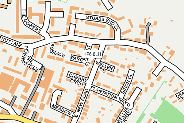 HP6 6LH map - OS OpenMap – Local (Ordnance Survey)