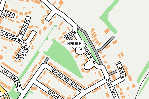 HP6 6LR map - OS OpenMap – Local (Ordnance Survey)