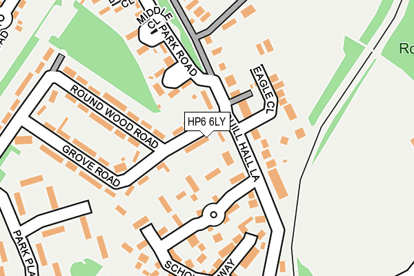 HP6 6LY map - OS OpenMap – Local (Ordnance Survey)