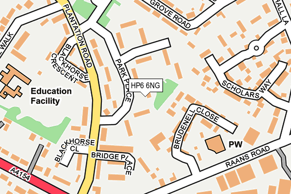 HP6 6NG map - OS OpenMap – Local (Ordnance Survey)