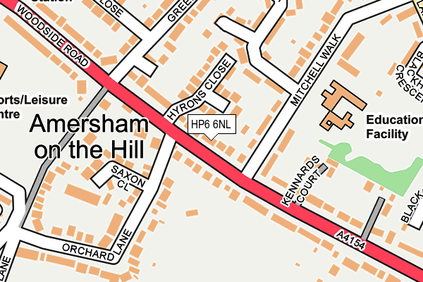 HP6 6NL map - OS OpenMap – Local (Ordnance Survey)