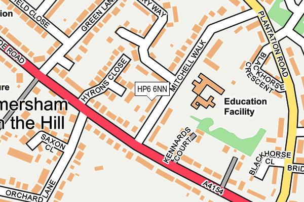 HP6 6NN map - OS OpenMap – Local (Ordnance Survey)