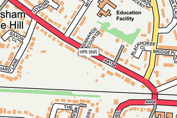 HP6 6NR map - OS OpenMap – Local (Ordnance Survey)