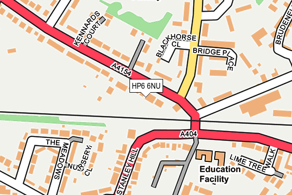 HP6 6NU map - OS OpenMap – Local (Ordnance Survey)