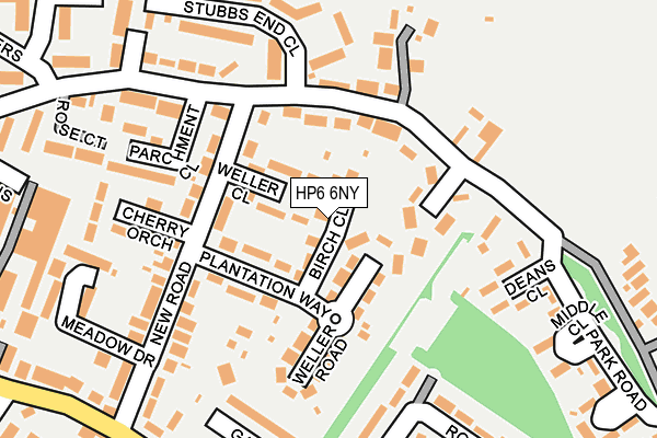 HP6 6NY map - OS OpenMap – Local (Ordnance Survey)