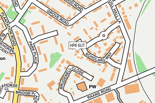 HP6 6UT map - OS OpenMap – Local (Ordnance Survey)