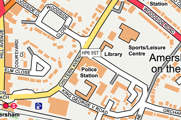 HP6 9ST map - OS OpenMap – Local (Ordnance Survey)