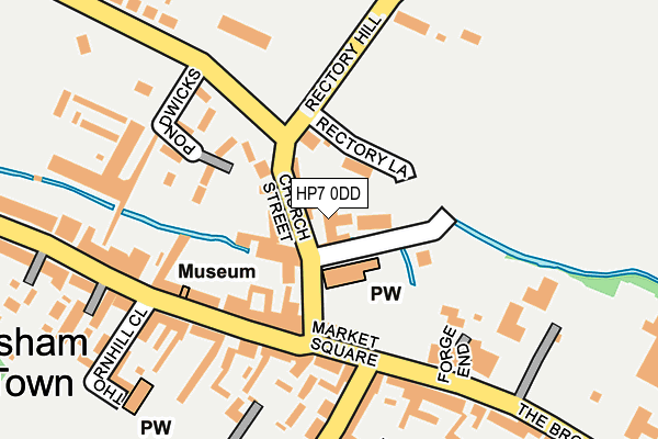 HP7 0DD map - OS OpenMap – Local (Ordnance Survey)