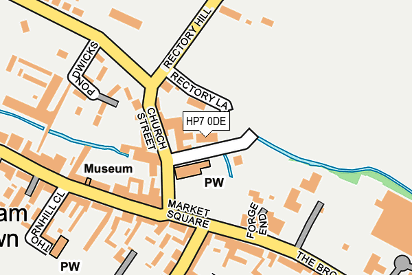 HP7 0DE map - OS OpenMap – Local (Ordnance Survey)