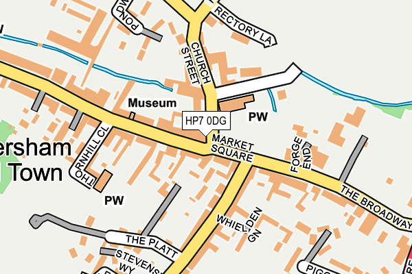 HP7 0DG map - OS OpenMap – Local (Ordnance Survey)