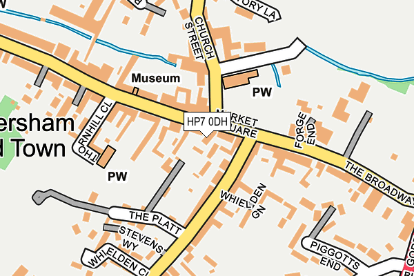 HP7 0DH map - OS OpenMap – Local (Ordnance Survey)