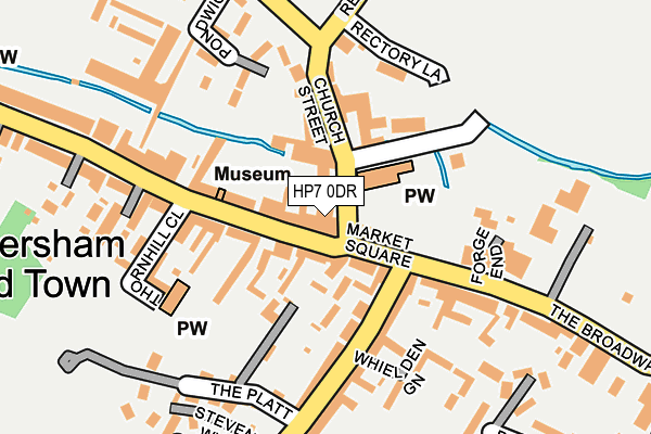 HP7 0DR map - OS OpenMap – Local (Ordnance Survey)