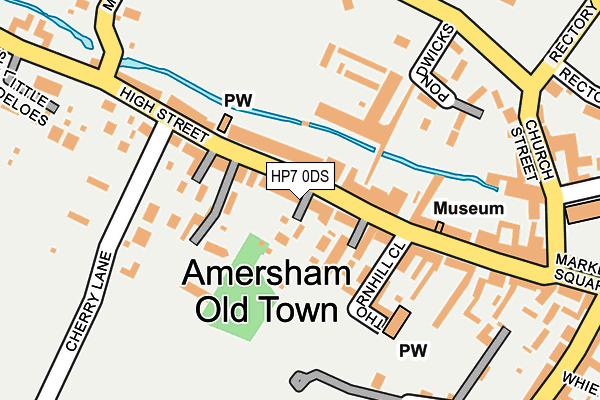 HP7 0DS map - OS OpenMap – Local (Ordnance Survey)