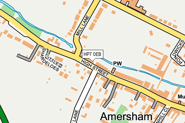 HP7 0EB map - OS OpenMap – Local (Ordnance Survey)