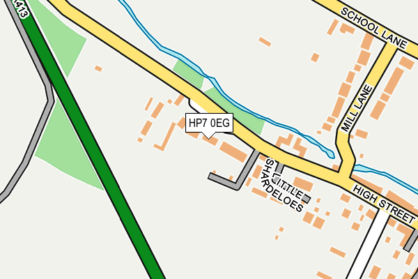 HP7 0EG map - OS OpenMap – Local (Ordnance Survey)