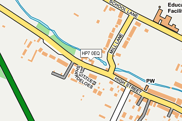 HP7 0EQ map - OS OpenMap – Local (Ordnance Survey)
