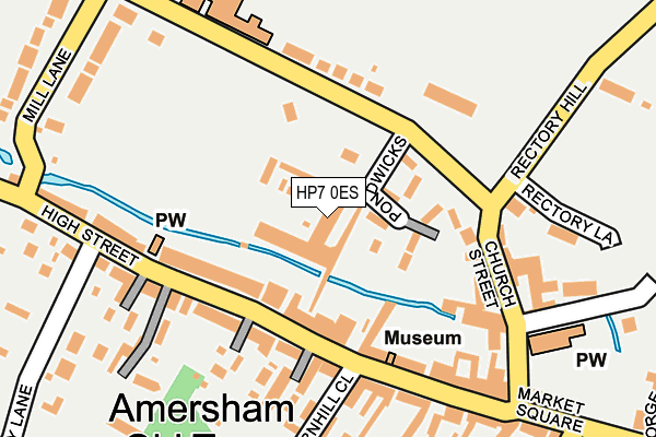 HP7 0ES map - OS OpenMap – Local (Ordnance Survey)