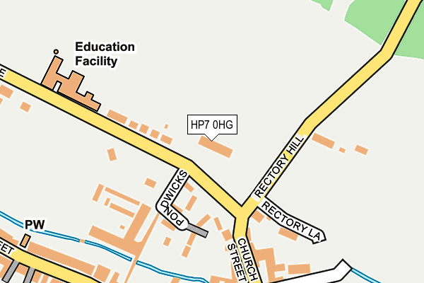 HP7 0HG map - OS OpenMap – Local (Ordnance Survey)
