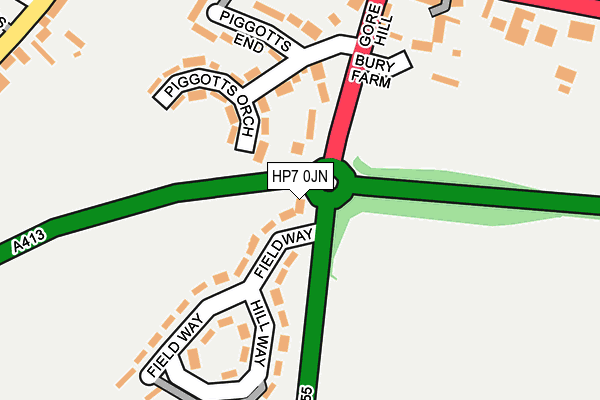 HP7 0JN map - OS OpenMap – Local (Ordnance Survey)