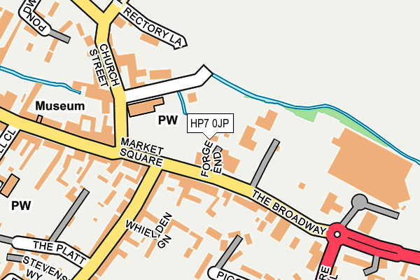 HP7 0JP map - OS OpenMap – Local (Ordnance Survey)