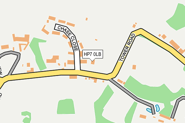 HP7 0LB map - OS OpenMap – Local (Ordnance Survey)