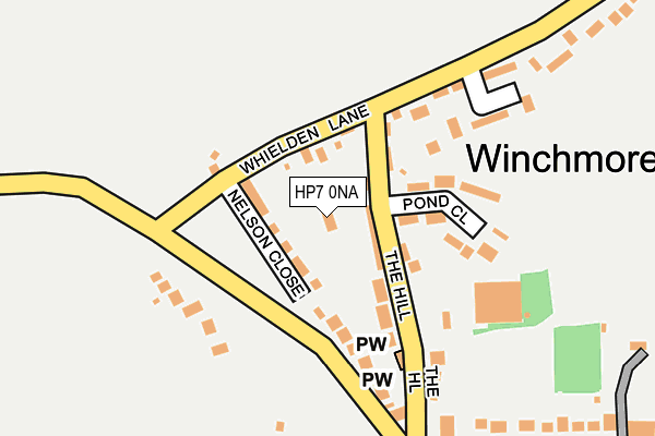 HP7 0NA map - OS OpenMap – Local (Ordnance Survey)