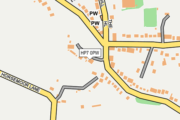HP7 0PW map - OS OpenMap – Local (Ordnance Survey)