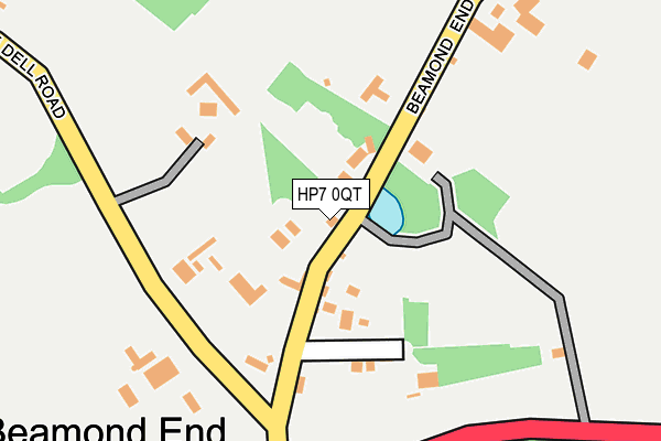 HP7 0QT map - OS OpenMap – Local (Ordnance Survey)