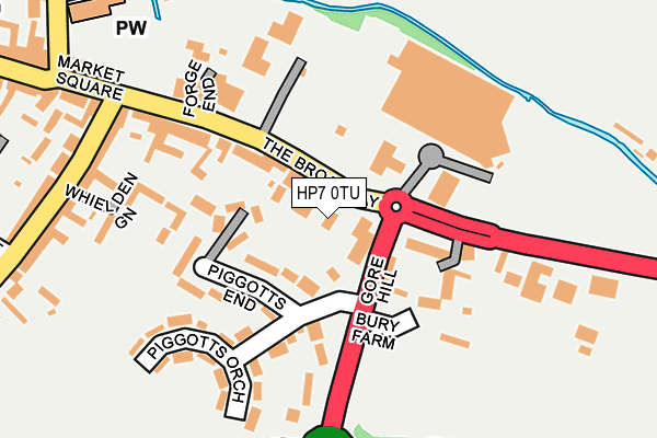 HP7 0TU map - OS OpenMap – Local (Ordnance Survey)