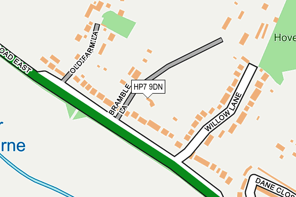 HP7 9DN map - OS OpenMap – Local (Ordnance Survey)